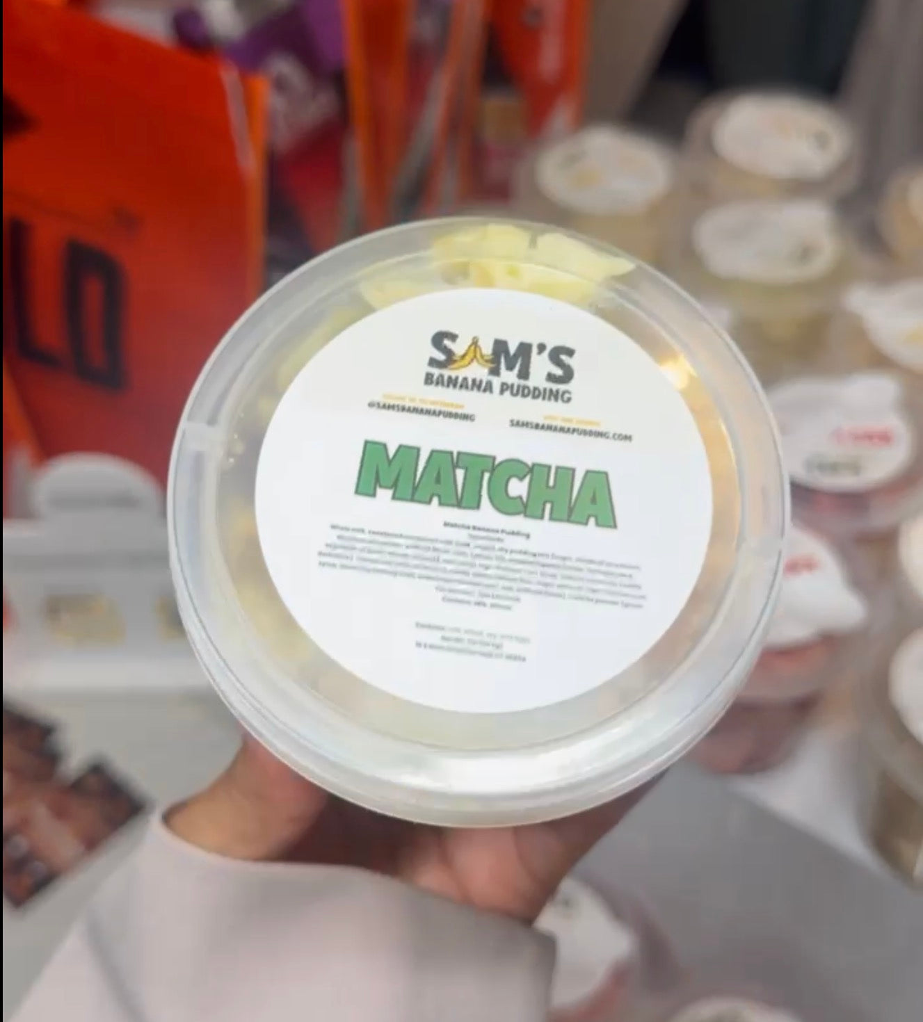 Matcha Banana Pudding