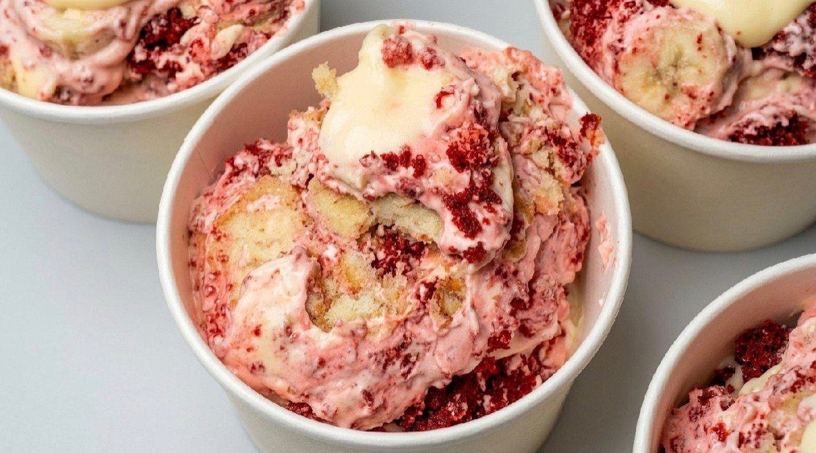 Red Velvet Banana Pudding