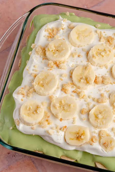 Matcha Banana Pudding