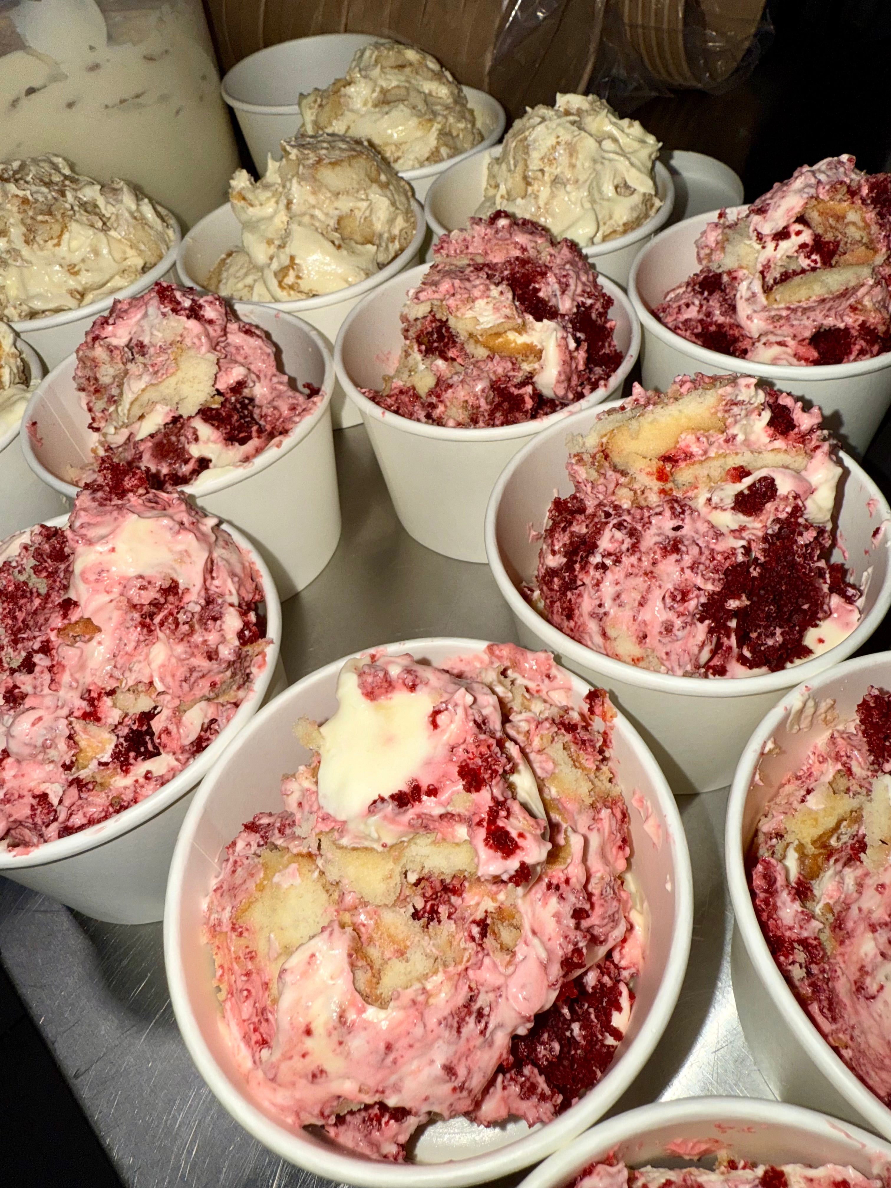 Red Velvet Banana Pudding