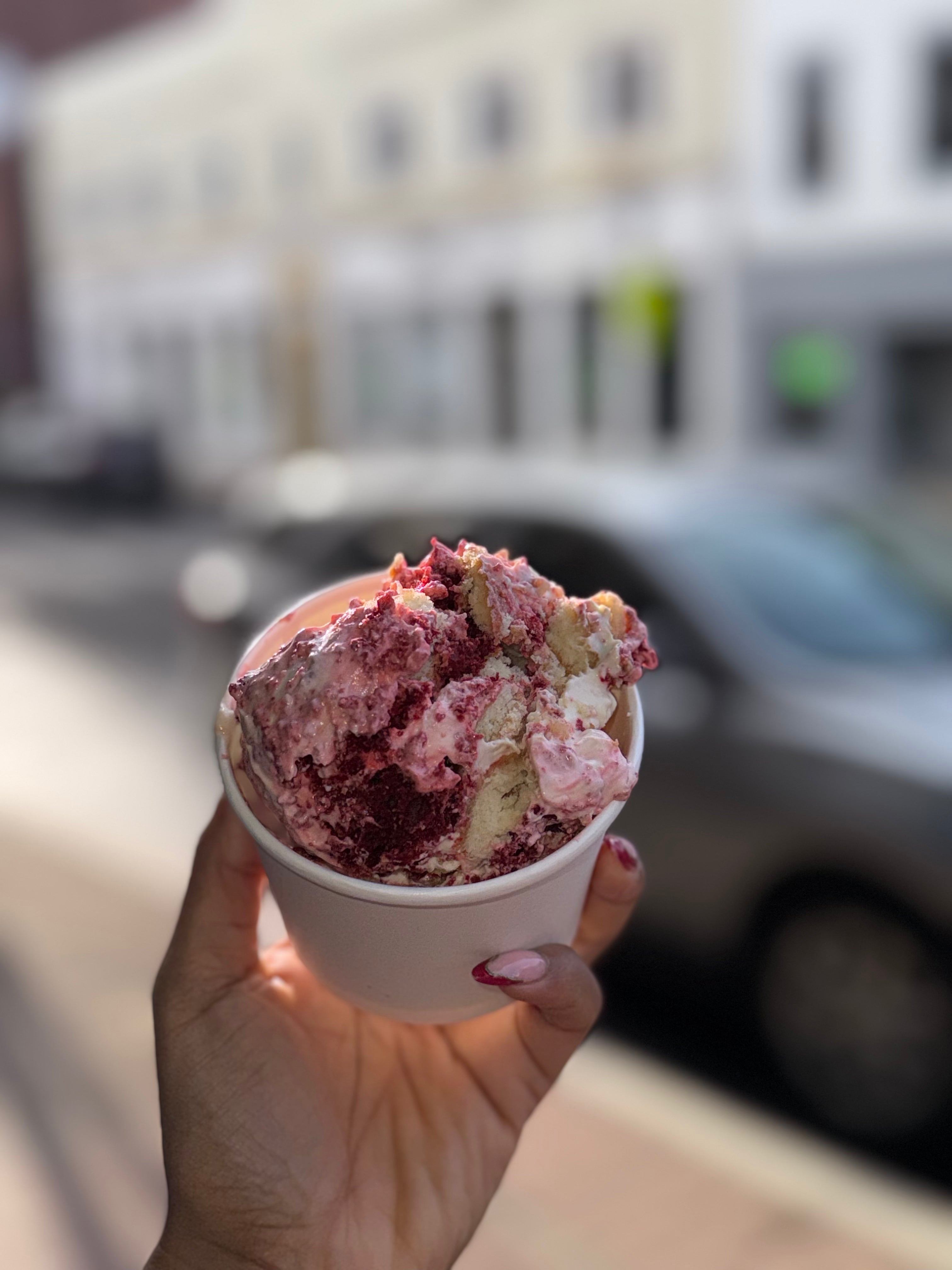 Red Velvet Banana Pudding