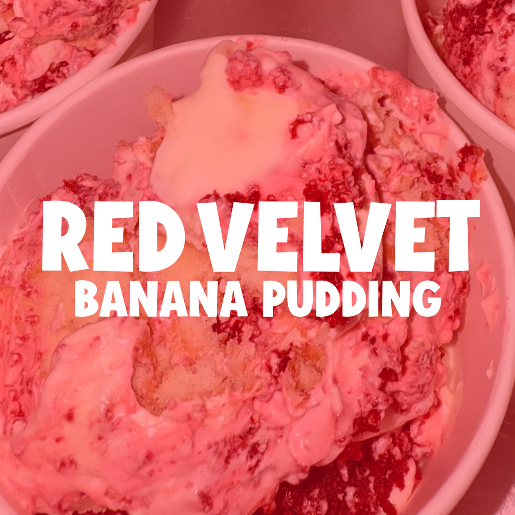 Red Velvet Banana Pudding